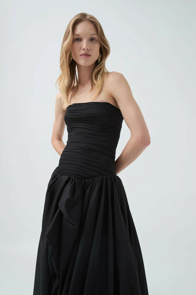 Aje Violette Bubble Hem Maxi Dress