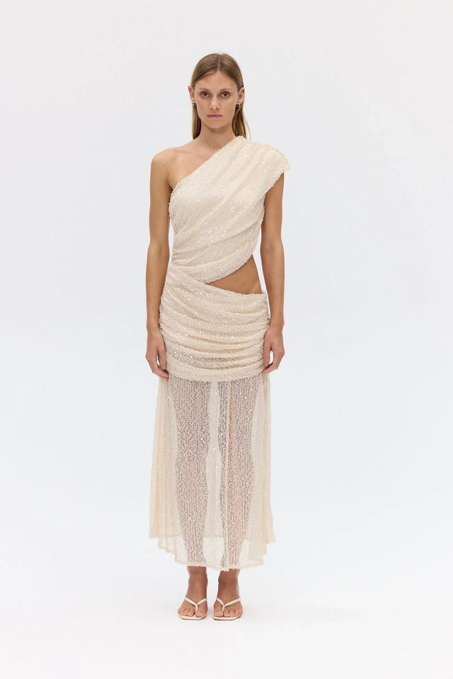 Third Form Nightfall Sequin Maxi Dress - Shell