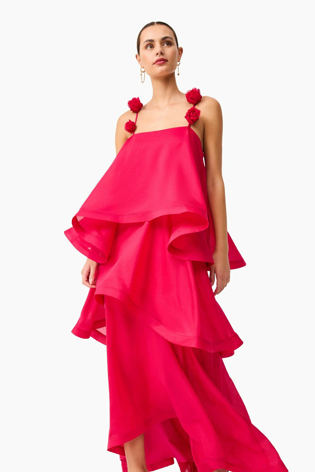 Elliatt Thalia Tiered Gown Pink Size 10
