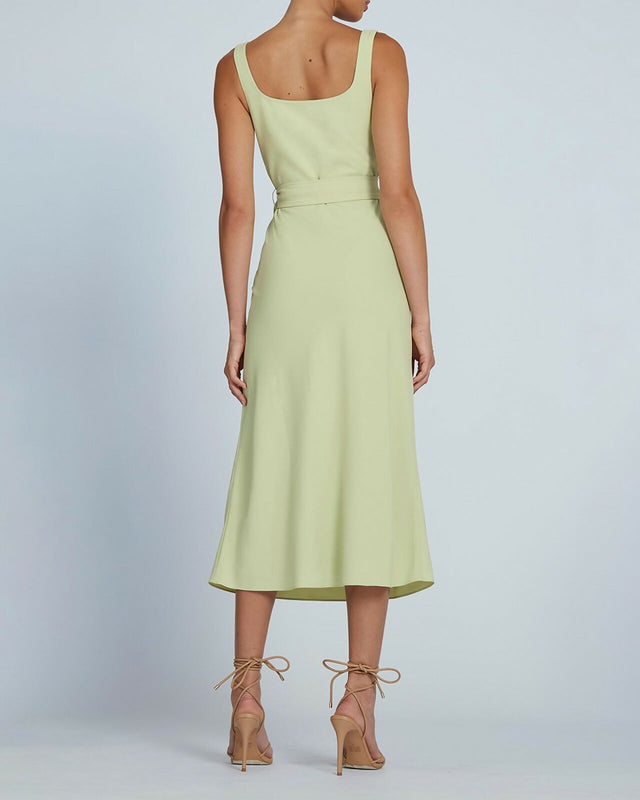 By Johnny Ora Bust Midi Dress Pistachio