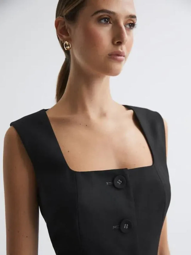 Anna Quan Lia Dress Black Ink