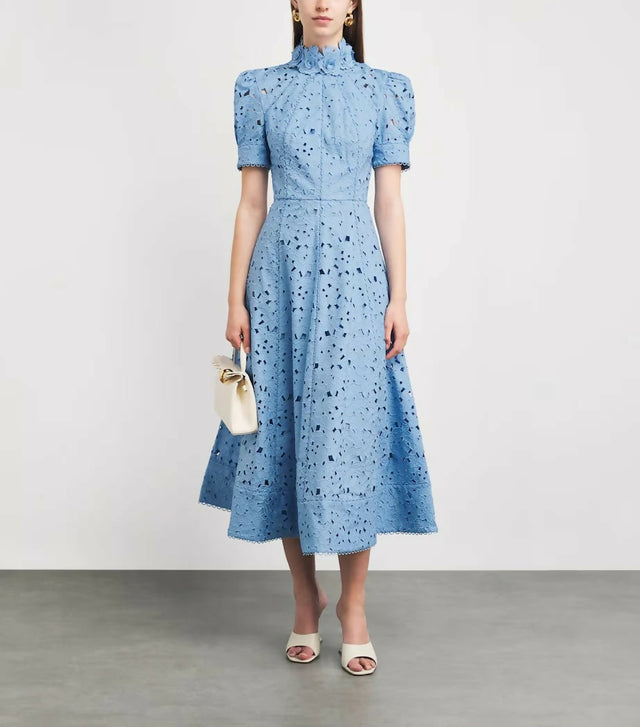 Rebecca Vallance Kitsu Short Sleeve Midi Dress