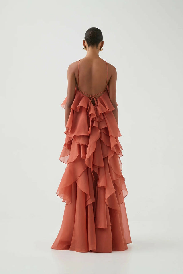Aje Pandorea Gown Clay Size 6