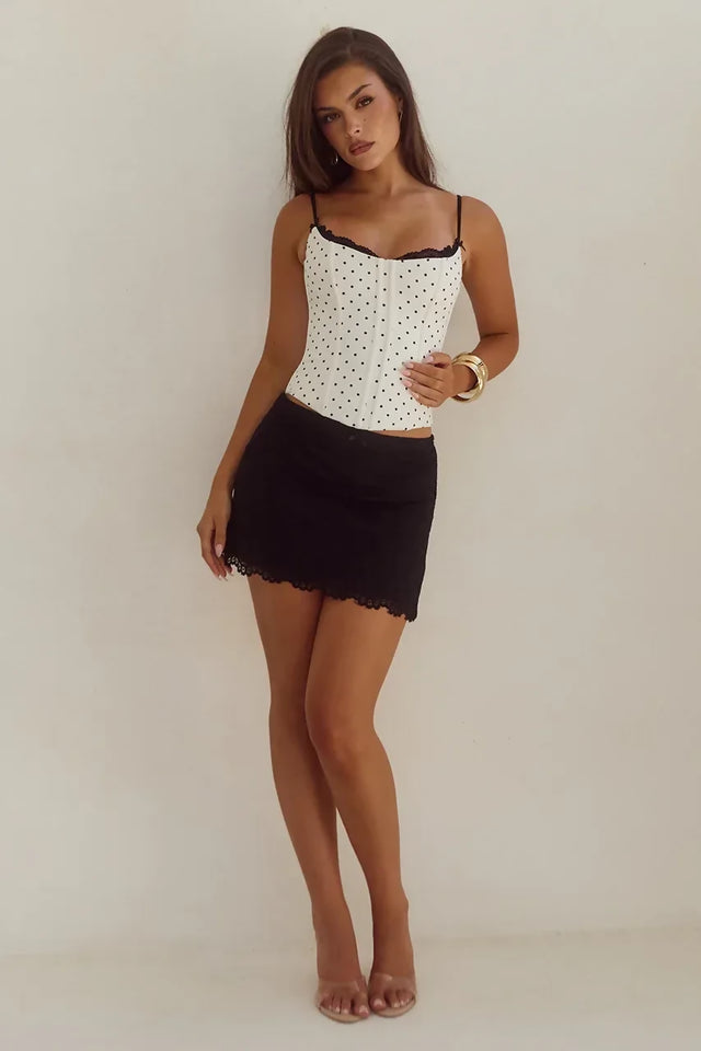 Runaway The Label Valerie Bustier Top and Skirt Set