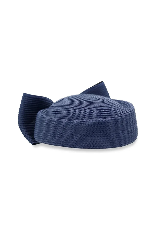 Morgan & Taylor Tara Racewear Pillbox Hat - Navy Blue