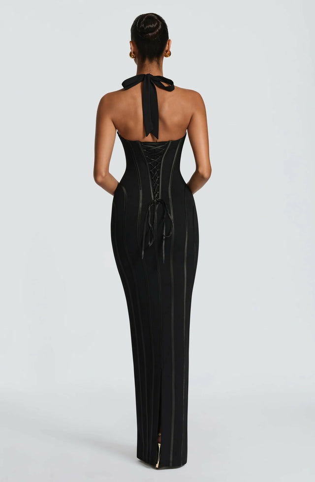 BABYBOO Nigella Maxi Dress Black
