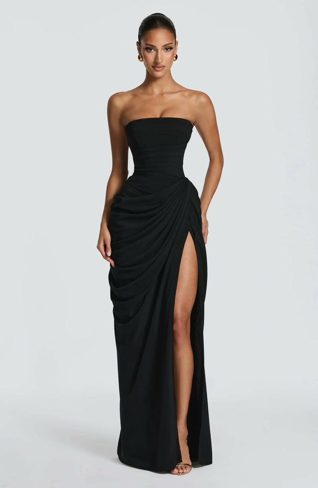BABYBOO Cyra Maxi Dress Black