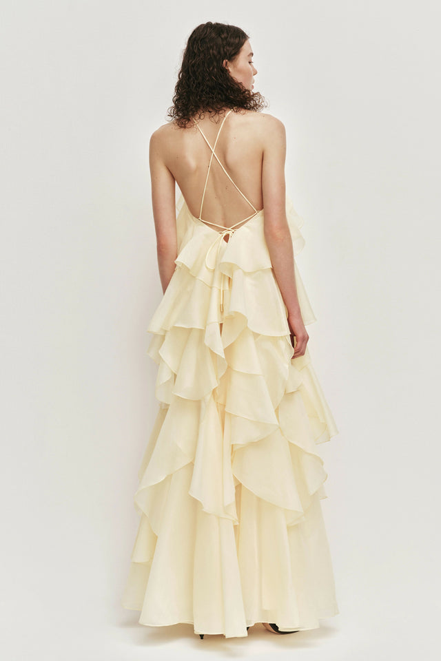 Aje Pandorea Gown - Yellow Size 10