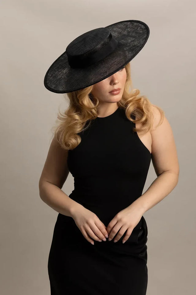 Morgan & Taylor Alissa Racewear Boater - Black