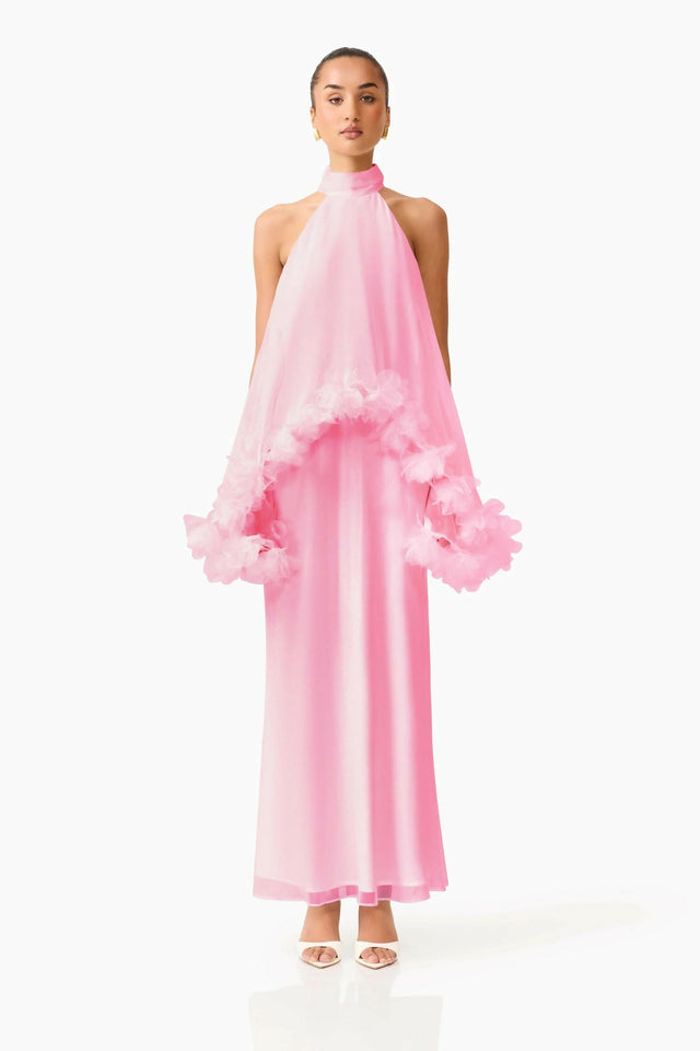Elliatt Poppy Cape Gown