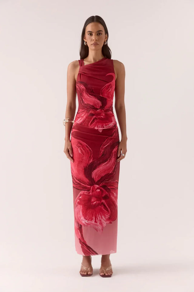 Sovere The Florence Dress in Raspberry