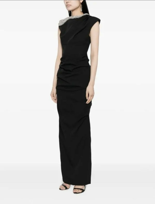 Rachel Gilbert Farley Gown Black 4/AU14
