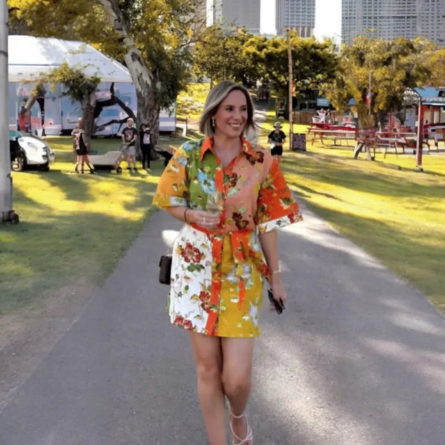 Alemais Hotel Lamu Spliced Shirtdress