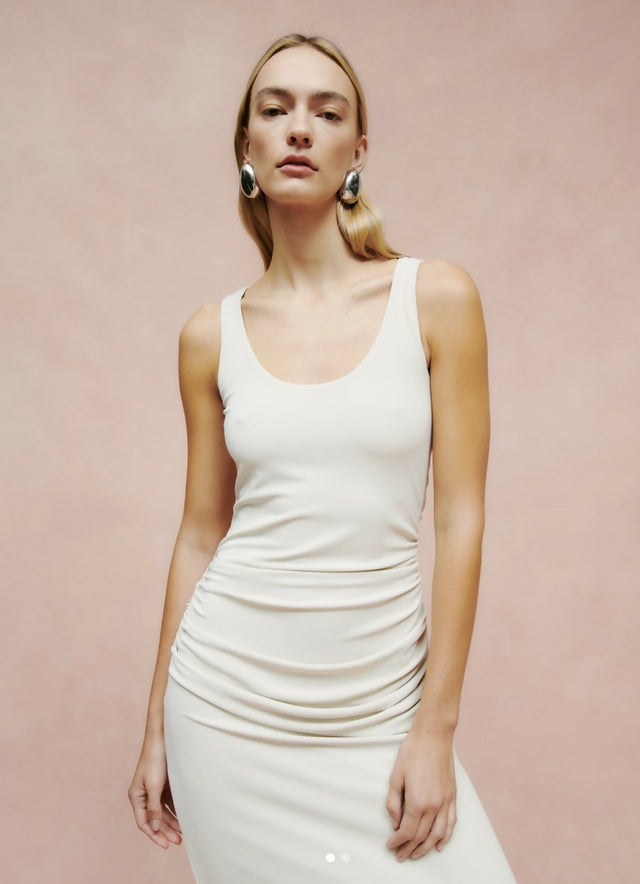 ANNA QUAN Shelley Maxi Dress in Dove Grey