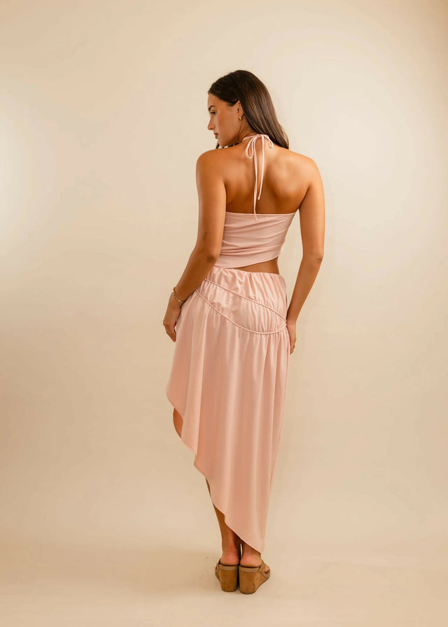 Koster Kulture Fleur Top & Skirt Blush