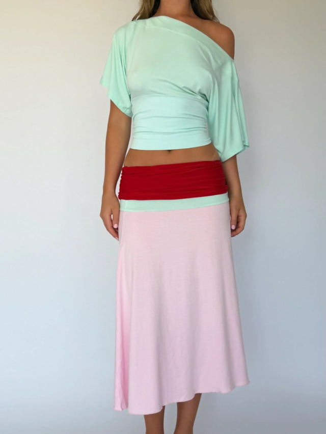 BLANCH WEAR Lucy Midi Skirt & Stella Tee