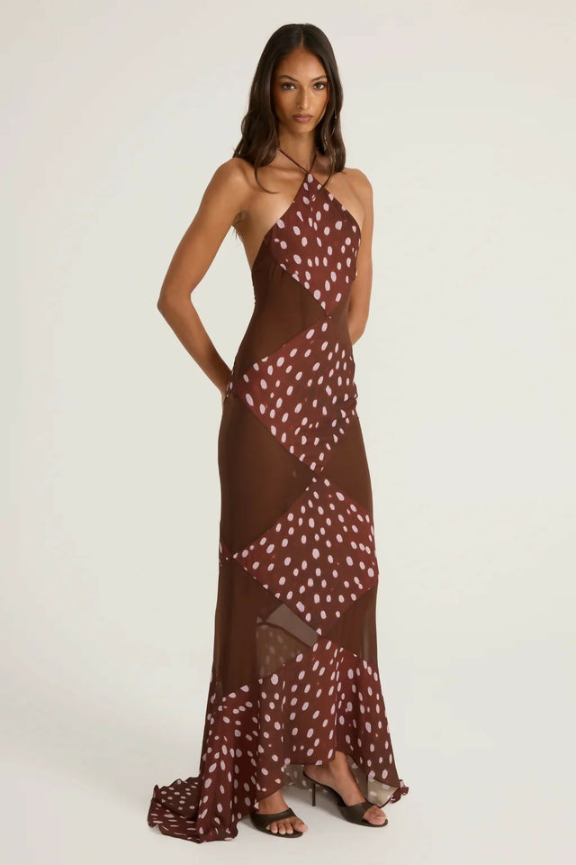 Ance Gria Delphine Gown - Deer Size 8