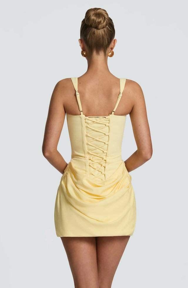 Babyboo Cornelia Mini Dress in Lemon