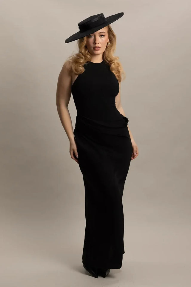 Morgan & Taylor Alissa Racewear Boater - Black