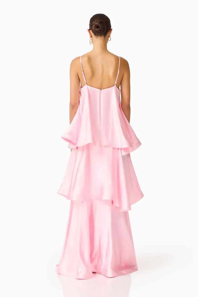 Elliatt Tilly Tiered Maxi Dress - Pale Pink