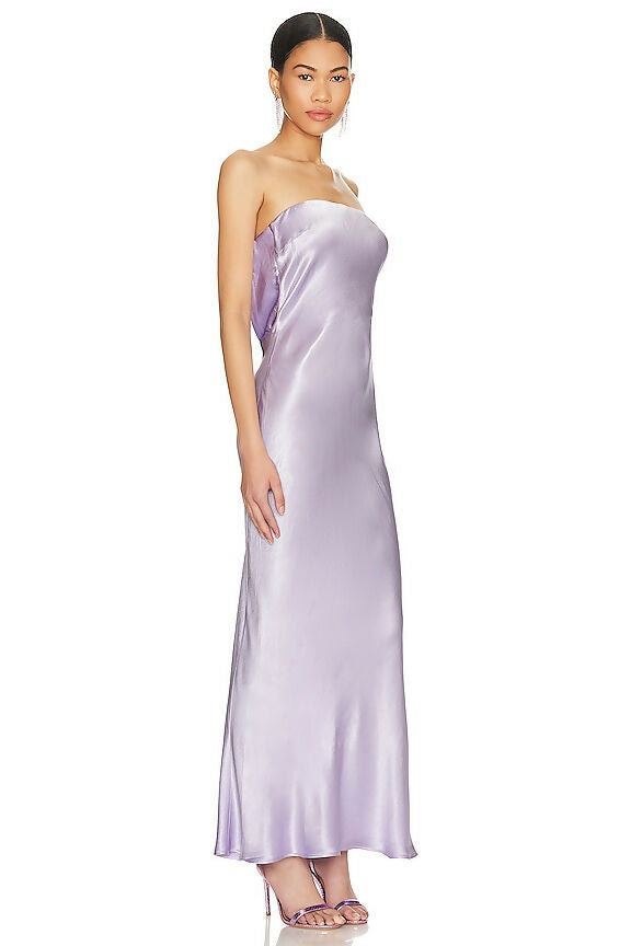 Bec and Bridge Moon Dance Strapless Dress Lilac