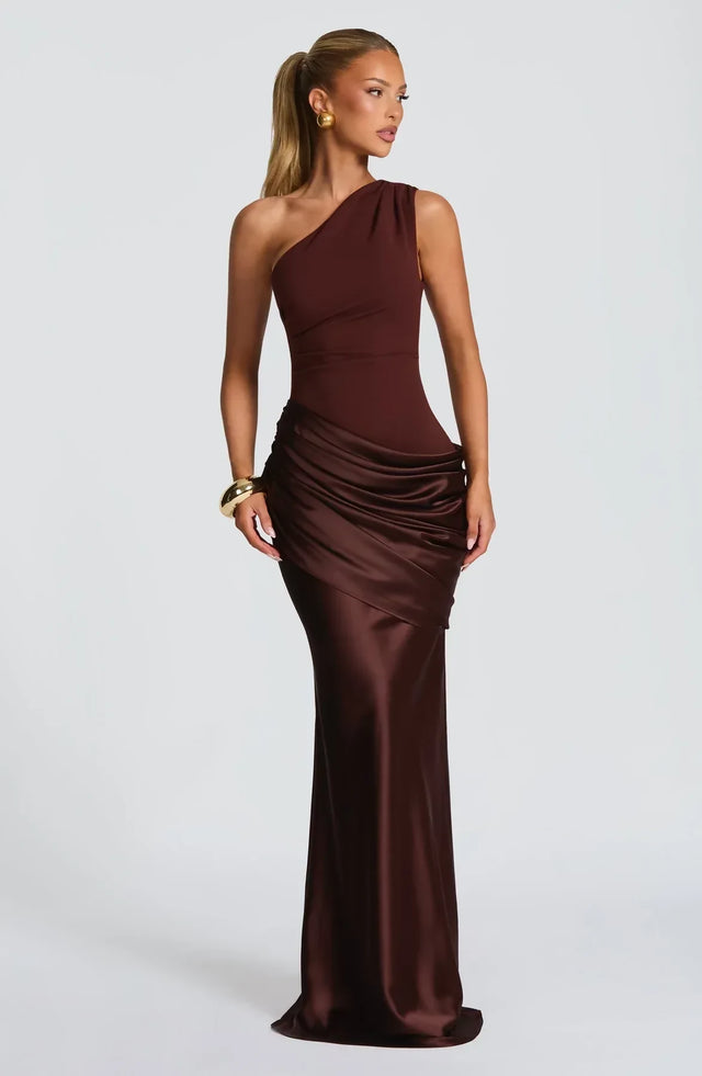 BabyBoo Sadona Maxi Dress - Plum Brown