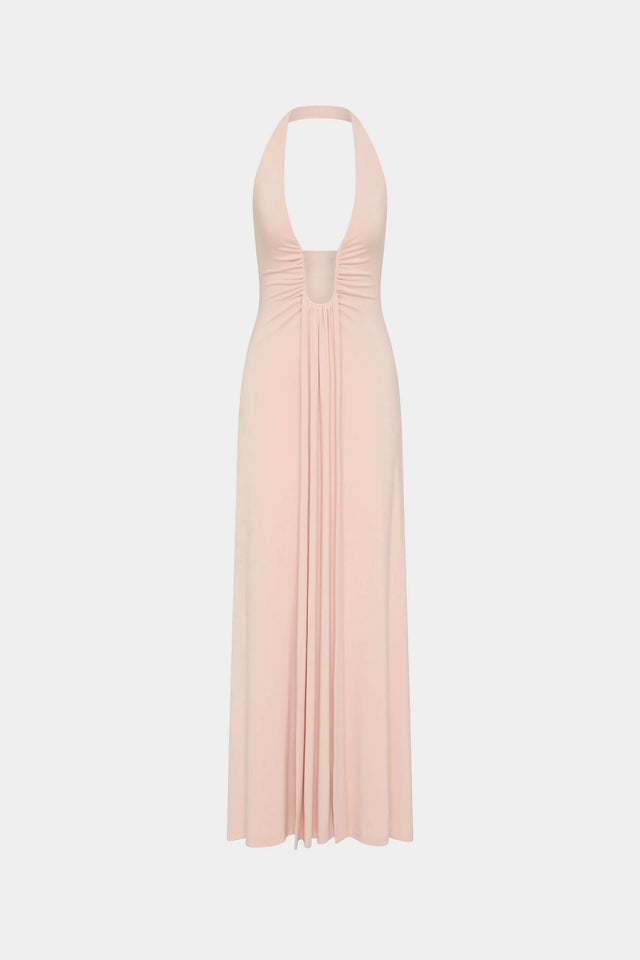 MISHA Jennifer Cupro Maxi Dress
