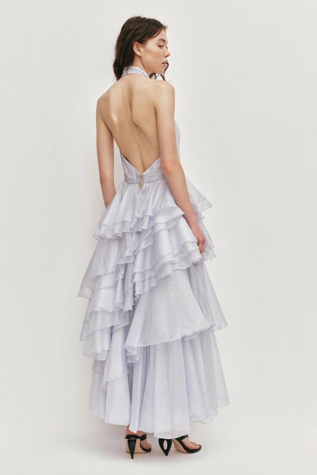 Aje Fayette Gown in French Blue