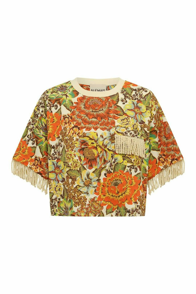 Alemais Lana Cropped Tee and Mini Skirt