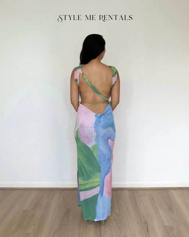 Jefre Sèi Luelle Midi Dress Gaia Print