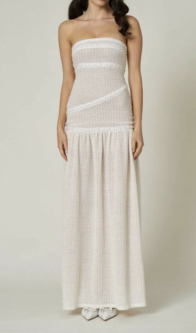 Fait Par Foutch COLETTE DRESS - IVORY – designer dress hire