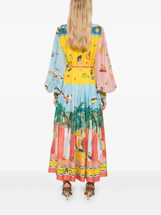 Alemais All Aboard Shirtdress