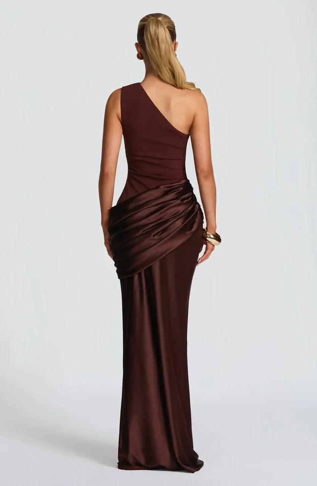 BabyBoo Sadona Maxi Dress - Plum Brown