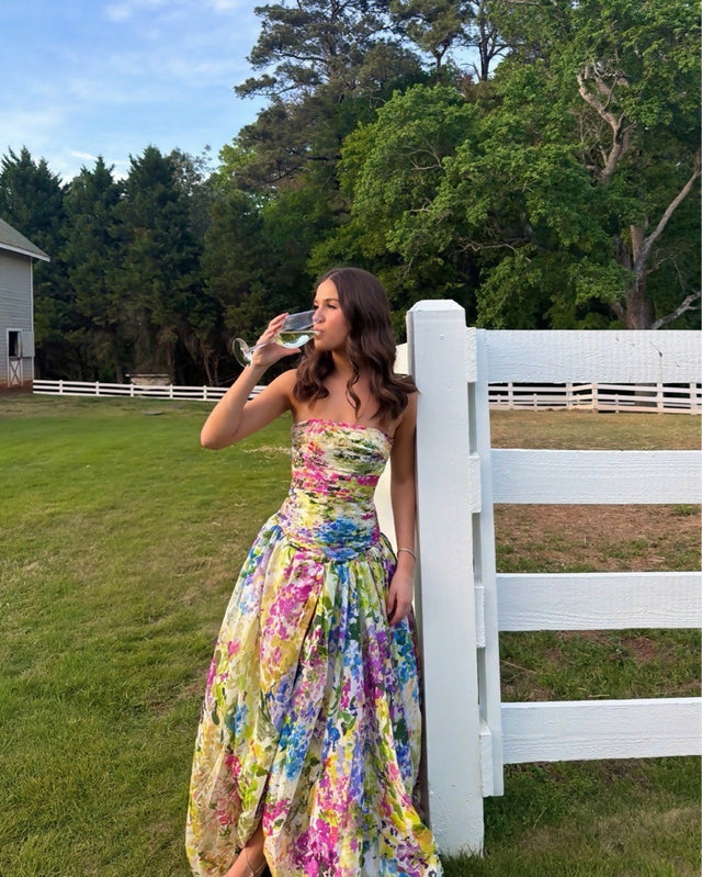 AJE Dahlia Gown in Lavandula Size 8 AU