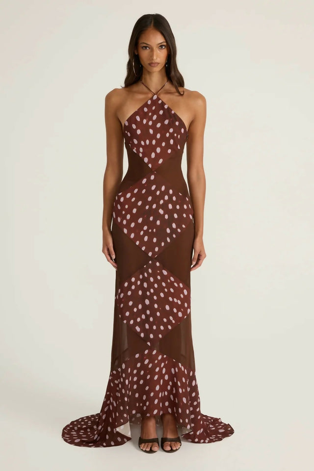 Ance Gria Delphine Gown - Deer Size 8