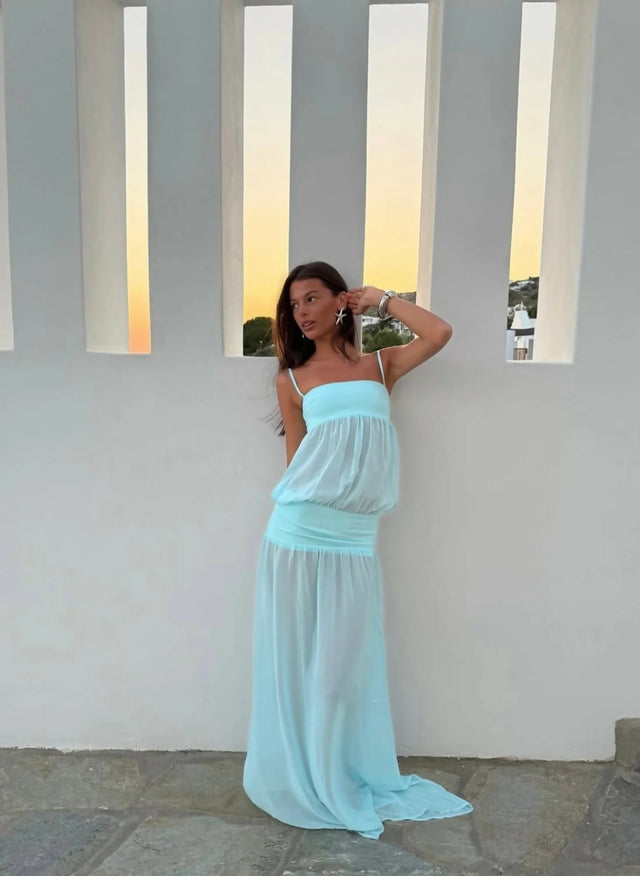 Ance Gria Romeo Gown - Aqua