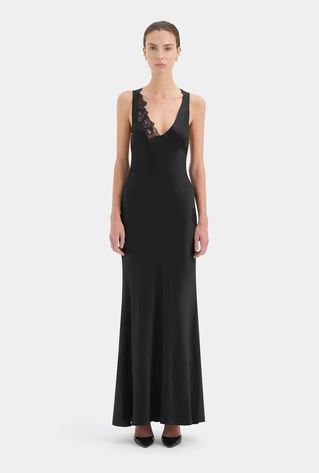 Sir The Label Montparnasse Gown in Black