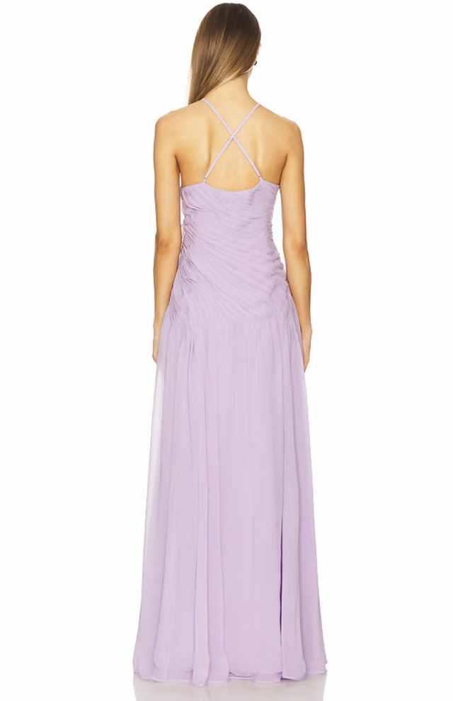 Leo Lin Amya Petal Gown Lilac AU 14