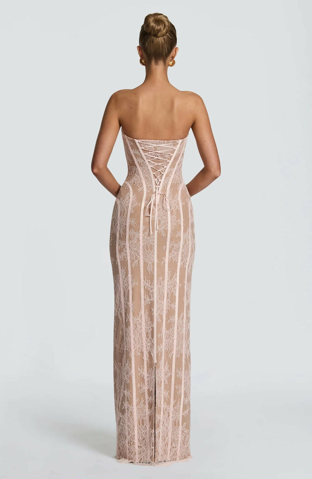 Babyboo Sian Maxi Dress - Blush