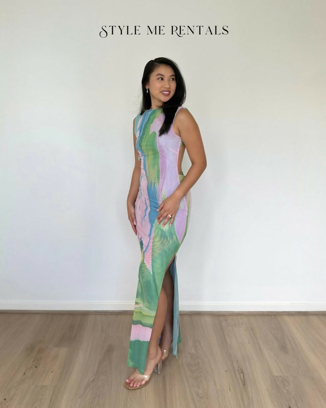 Jefre Sèi Luelle Midi Dress Gaia Print