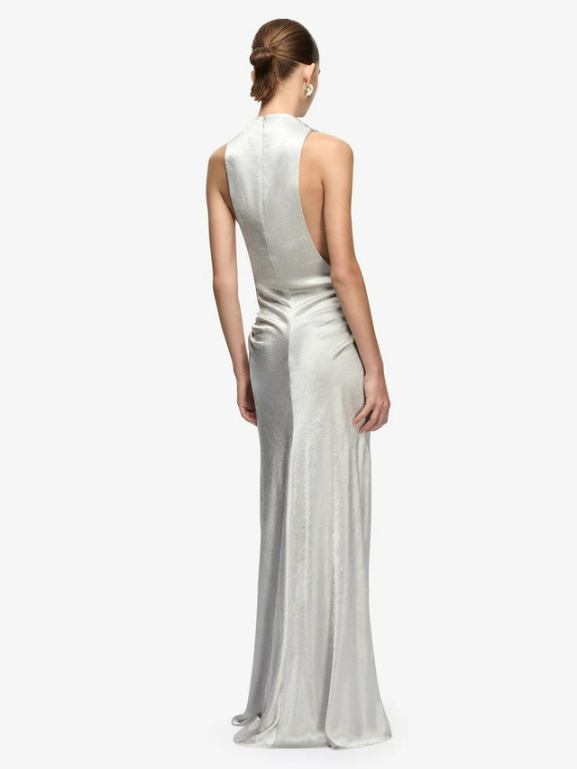 Bec and Bridge Juna Maxi Dress Silver
