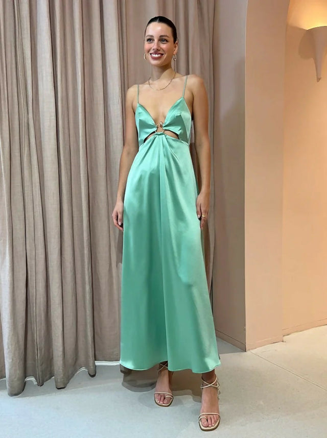 Acler Borradale Dress - 10 / Green - Dresses