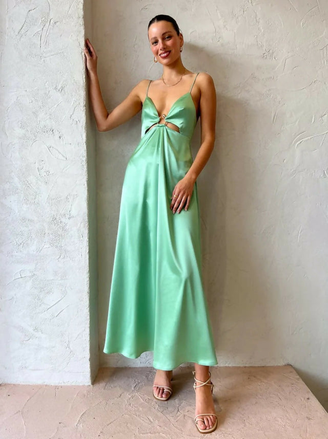 Acler Borradale Dress - 10 / Green - Dresses