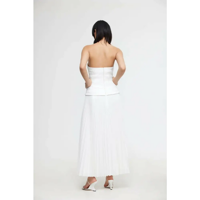Acler Bristol Midi Dress White Size 8 - 8 / White - Dresses
