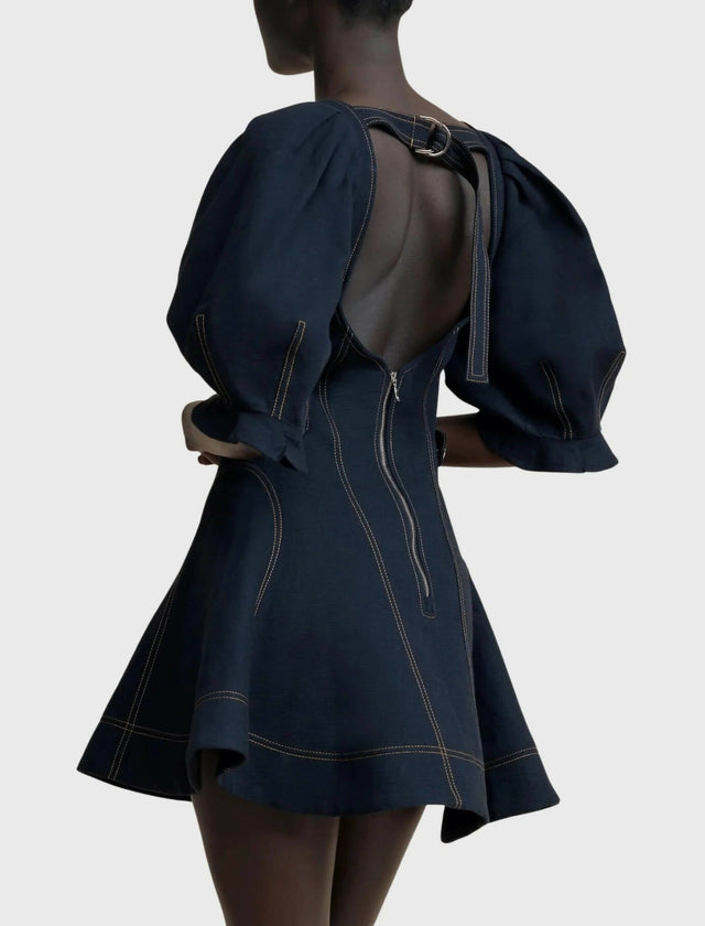 Acler Brookman Dress - 10 / Blue - Dresses