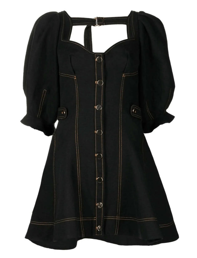 Acler Brookman Dress - 10 / Blue - Dresses