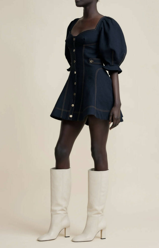 Acler Brookman Dress - 10 / Blue - Dresses