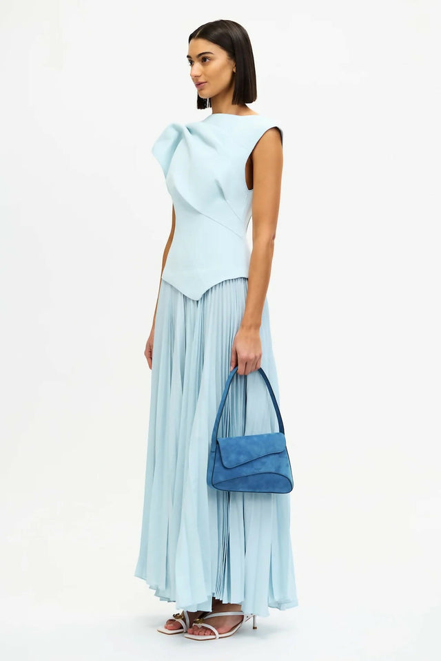 Acler Cornmore Midi Dress in Blue - Dresses