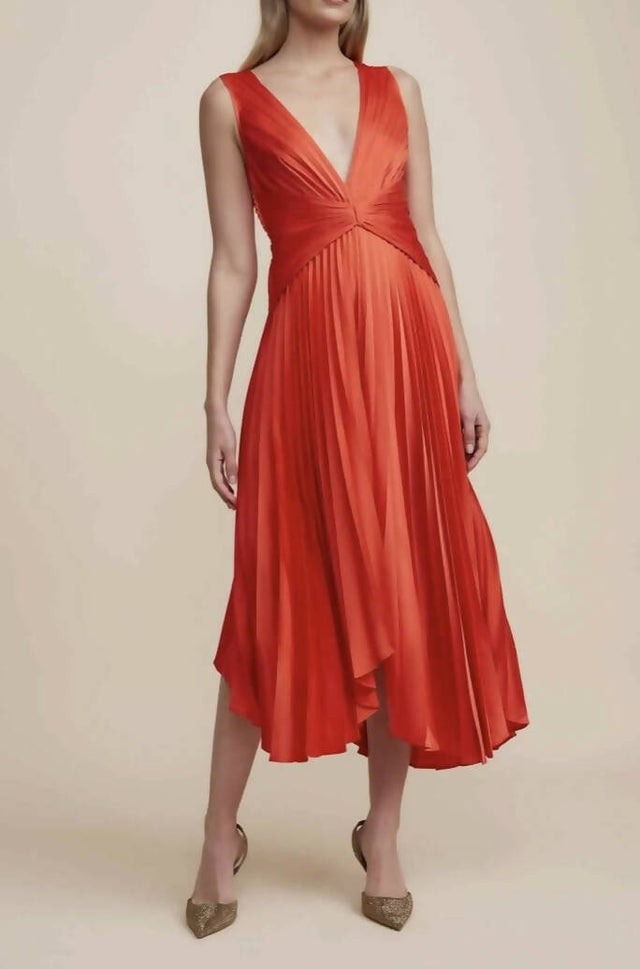 Acler Darley Dress - 10 / Red - Dresses