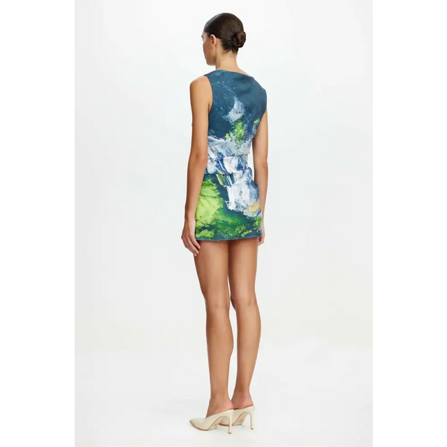 Acler Inkford Mini - Citrus Canvas - 10 / Print - Dresses